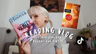 ich lese gehypte Bücher von TikTok  | reading vlog | Lesevlog