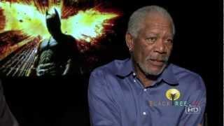 The Dark Knight Rises | Morgan Freeman talks about the 'Batman Trilogy'