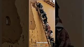 house construction process in the countryside