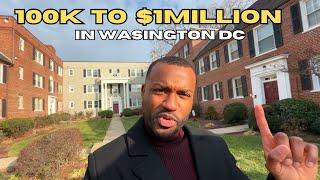 What EVERY HOME Price in DC Real Estate Buys | $100K to $1M