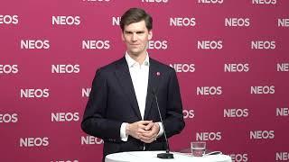 NEOS präsentieren Wahlprogramm: Reformen für dein Neues Österreich.