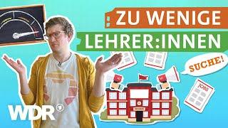 Freistunde? - Warum fällt so viel Unterricht aus? | neuneinhalb | WDR