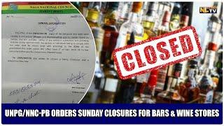 UNPG/NNC-PB ORDERS SUNDAY CLOSURES FOR BARS & WINE STORES