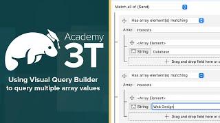 MongoDB 201: Lesson 4, Exercise 3 » Using Visual Query Builder to query multiple array values