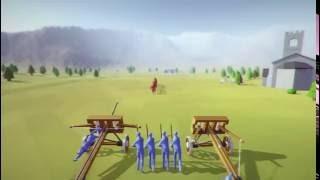 2 ballistas wreck 50 peasants - Totally Accurate Battle SImulator