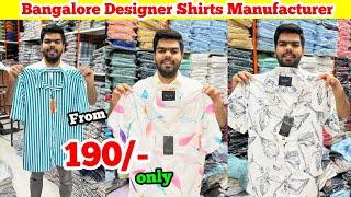 Bangalore Shirts Manufacturer | Bangalore Wholesale Market