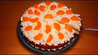 Leckere Mandarin-Orangen-Torte! Schnell und einfach! Wird sofort gegessen!