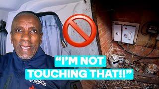  WHAT A BODGE JOB!!!  | An Electrician Encounters Extremely Bad Electrics ️️