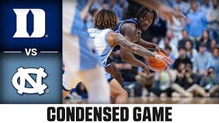 Duke vs. North Carolina Condensed Game | 2024-25 ACC Men's Basketball