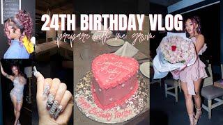 GRWM For My Birthday + Vlog (hair, nails, makeup, party bus, dinner)