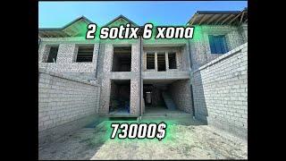 Mexnat post 2.5 km Fozilov 2 sotix 6 xona 73000$ tel:998115450