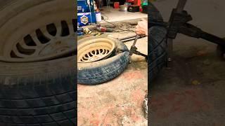 How to Special tools for changing tires of automobile tubeless tires #tubeless#tools#changing#tires