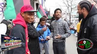 CAPTAIN TAZARYACH & SA NETER HIT HARLEM STREETS TO TALK ABOUT #PAUSE IN THE COMMUNITY