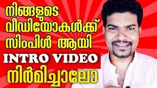 Best Intro Maker for YouTube Channels | IntoVideo Making App | Legend Intro Maker Malayalam Tutorial