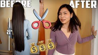 How Much $$$ We Made SELLING My Wife's Hair...