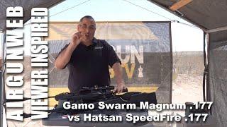 GAMO VS HATSAN - Gamo Swarm Magnum 10x Gen II .177 vs Hatsan SpeedFire .177