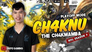 PLAYOFF MODE CH4KNU IS ON ANOTHER LEVEL | THE BEST PLAYS OF CH4KMAMBA SEASON 7 PLAYOFFS