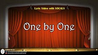 ONE BY ONE  - Video Lyrics with Vocals (Christian / Gospel / Church Song)