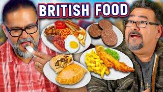 Mexican Dads try British Food!