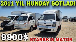 3 AVGUST QOQON MASHINA BOZORIDA. 9900$ 2011 HYUNDAY PORTER Sotladi JAK AVTOMABILLARI