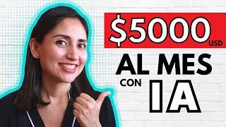 4 Negocios DESDE CASA Con Inteligencia Artificial | GANAR DINERO POR INTERNET con IA 