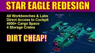 Starfield #36 - Star Eagle MAKEOVER: All Workbenches & Labs, 4000+ Cargo Space, 4 Storage Crates