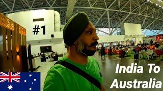 INDIA TO AUSTRALIA Vlog ! Visa Immigration & Documents How To Travel in Budget Information.