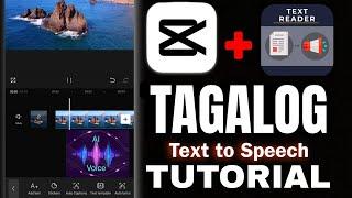 Paano Maglagay ng TAGALOG A.I VOICE Sa Mga Video Gamit ang CAPCUT APP (2024) |Video Editing Tutorial