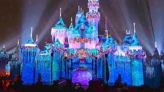 Disneyland Christmas Night Walkthrough & Experience 2024 - Parade, Snowfall & Small World Holiday