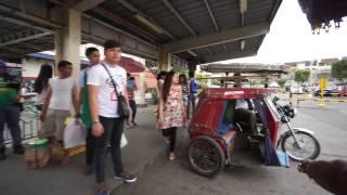 Philippines, tricycle ride from Robinson Fairview to Maligaya