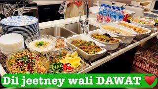 Dawat Vlog ||  Aaj ki Dawat ney saab key dil jeet leye || Menu/Presentation/After Cleaning