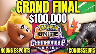 $50,000 GRAND FINAL NOUNS ESPORTS vs CONOISSEURS EU Regionals | Pokemon Unite