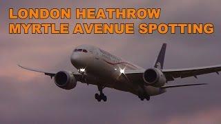 Plane Spotting at Myrtle Avenue - London Heathrow Airport (EGLL-LHR) with ATC