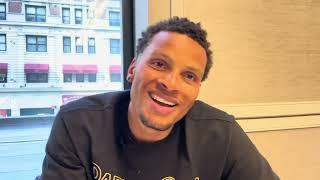 Andre De Grasse Before 60m At Millrose Games, Talks Training with Marcell Jacobs And Trayvon Bromell