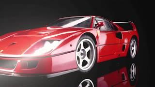 F40 Supercar Build Up TV Ad UK