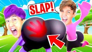 FUNNIEST GAME LANKYBOX HAS EVER PLAYED...!? (WE HAVE TO SLAP EACH OTHER!?)