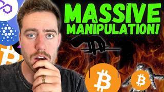 BITCOIN - HE'S BEING HUNTED!! (MASSIVE PRICE MANIPULATION)