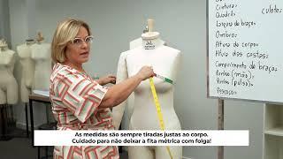 Diy - Como tirar medidas do corpo para fazer molde - aula 361