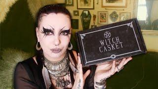 SOMETHING NEW! Witch Casket "Green Witch" Unboxing! | Toxic Tears