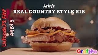 ARBY'S Real Country Style Rib Sandwich - Usfoods72 USA.