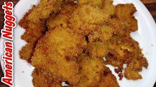 American Nuggets Recipe - Different Style Crispy & Juicy Nuggets - Make & Freeze Tea Time Snacks Rec