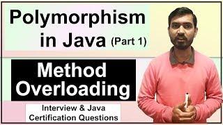 Polymorphism In Java (Part 1) ||  Method Overloading in Java