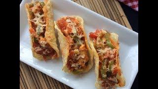 টাকোস রেসিপি ॥ Mexican Chicken Tacos ॥ How To Make Tacos