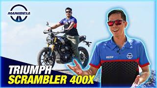 Testing the Power of Triumph Scrambler 400x on KDRAC Obstacle Course | Test Ride