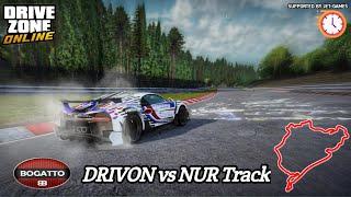 How much time will a Drivon takes to complete 1 Lap in NUR Track | Drive Zone Online 0.9 Gameplay⏳⏲️