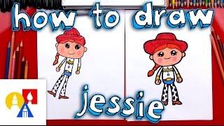 How To Draw Cartoon Jessie From Toy Story