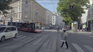 Führerstandsmitfahrt mit der Badner Bahn von Wien  nach Baden