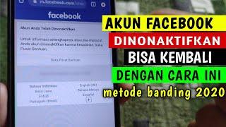 Facebook dinonaktifkan bisa kembali dengan cara ini / Disabled facebook