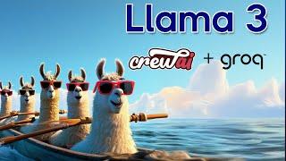 Llama3 + CrewAI + Groq = Email AI Agent