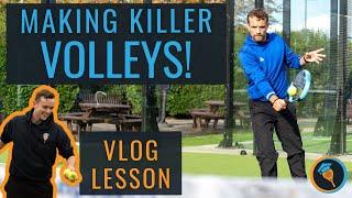 TRAINING PADEL VOLLEYS - Vlog Lesson